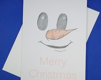 Holiday Christmas Snowman Cards / Snowman Christmas Cards