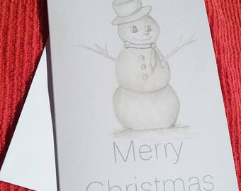 Holiday Christmas Snowman Cards / Snowman Christmas Cards