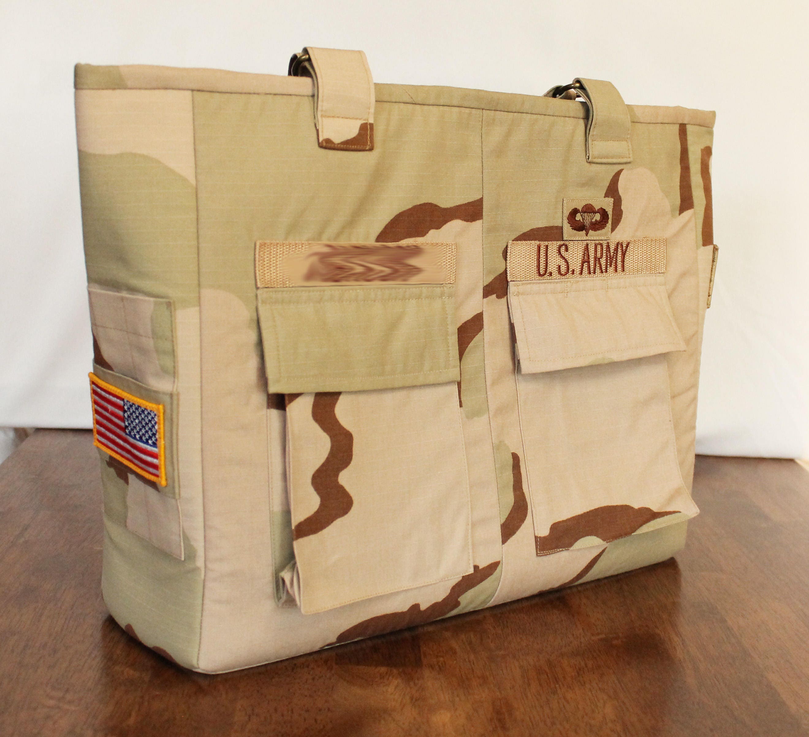 Military Tote Bag Custom Handmade From Your Uniform - Etsy