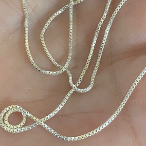 925 Sterling Silver Box Chains