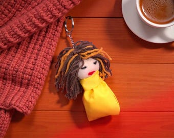 Worry Doll: Stressy Betsy; Stress Relief Friend; Anxiety Buster; Keychain