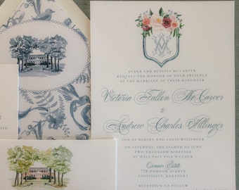 Victorian Invitation Etsy