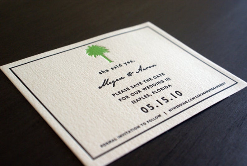 Custom Save the Date Cards