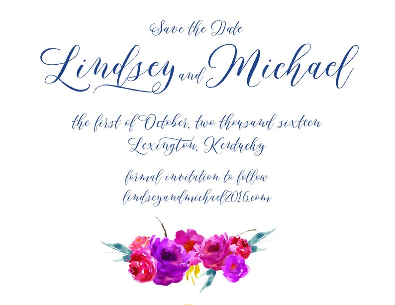 Custom Save the Date Cards