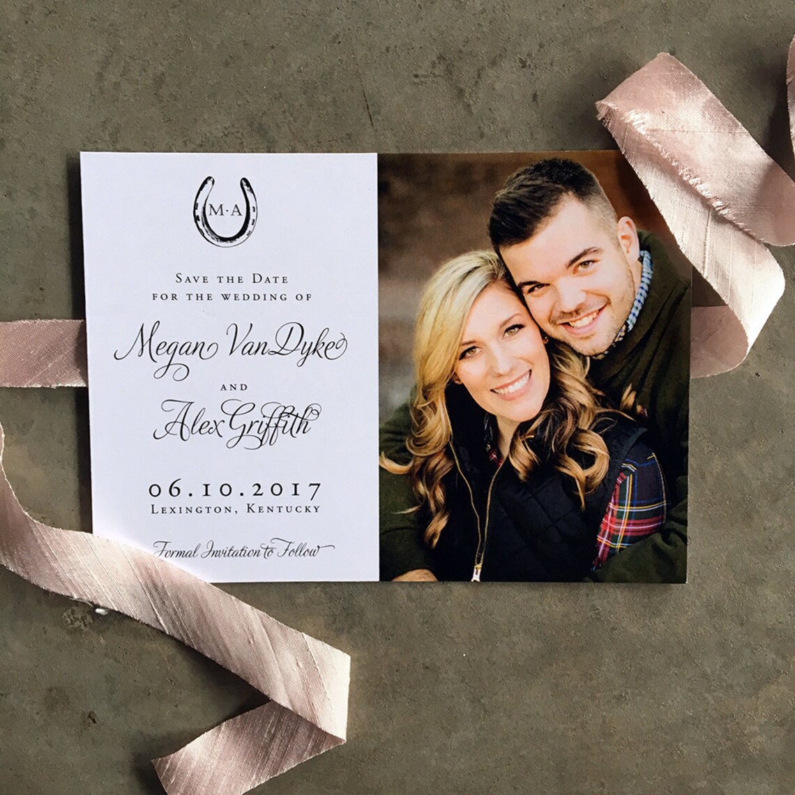 Bluegrass Charm Save the Date Cards Etsy