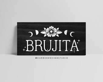 Brujita Wood Sign. Bruja. Witch Sign. Little Witch. Horror Sign. Horror Home Decor. Gothic Art. Creep. Goth Home Decor. Gothic Decor