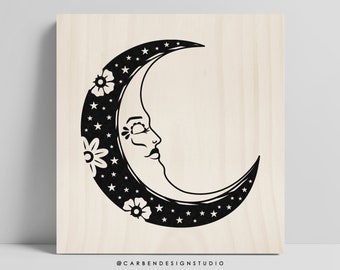 Moon Sign. Sugar Skull Moon Sign. Sugar Skull Moon