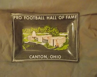 Pro Football Hall of Fame Vintage trinket dish 5x7