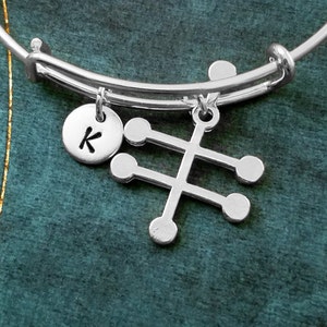 Vodka Molecule Bangle Vodka Bracelet Chemistry Jewelry Science Bracelet Alcohol Jewelry Charm Bracelet Expandable Bangle Adjustable Bangle