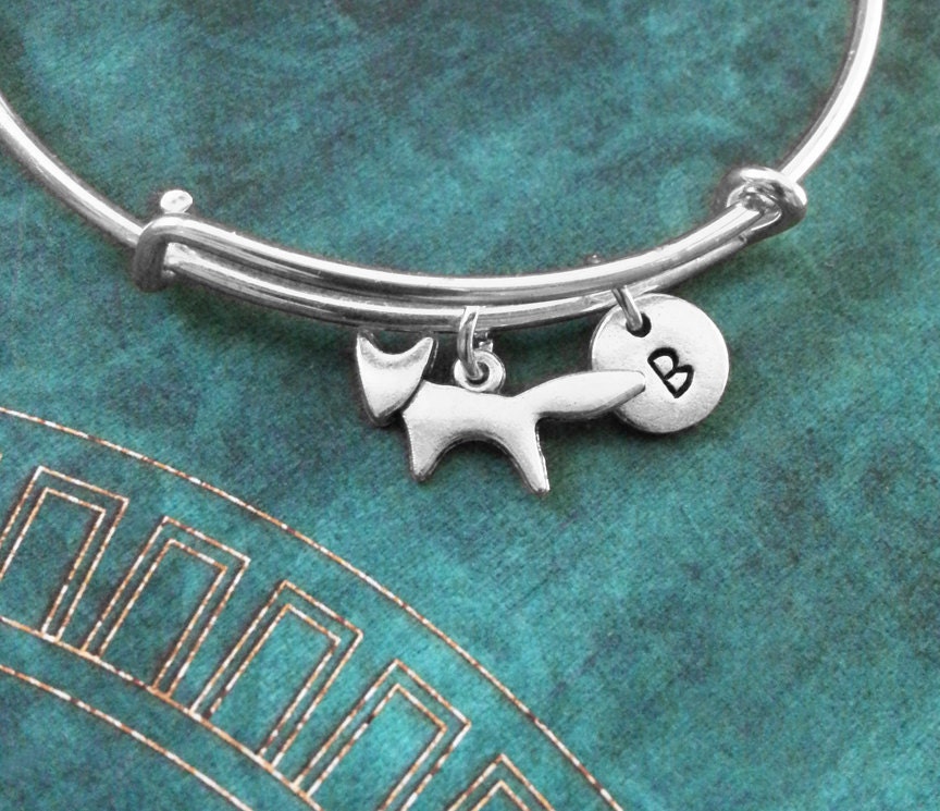 Jewelry Adjustable Around Fox Bracelets Bangle Cute Animal Bangles 10pcs-G014