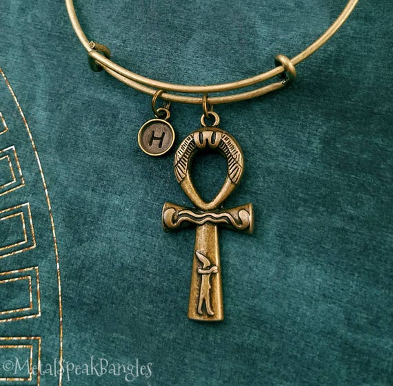 Ankh Bracelet Ankh Charm Bracelet Ankh Jewelry Egyptian Jewelry