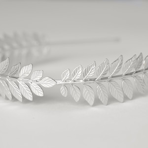 Corona de hojas, corona griega, tocado de novia, corona de boda, corona de novia, tocado de boda, tocado de hojas, tiara de novia, diadema de hojas