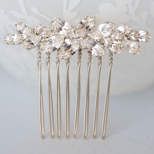 Bridal Hair Comb, White Crystal Bridal Comb, Bridal Headpiece, Swarovski Hair Comb, Wedding Headpiece, Wedding Hair Accessory, Wedding Comb