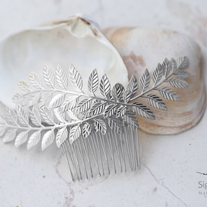 Greek Goddess Hair Vine, Bridal Olive Hair Comb, Laurel Leaf Comb, Decorative Branch Comb, Bridal Headpiece, Wedding Headpiece, Wedding Comb