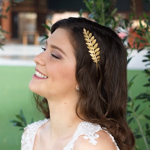 Greek Goddess Headpiece, Bridal Halo Crown, Olive Crown Headband, Wedding Headpiece, Roman Hair Vine, Prom Headpiece, Laurel Wreath Tiara