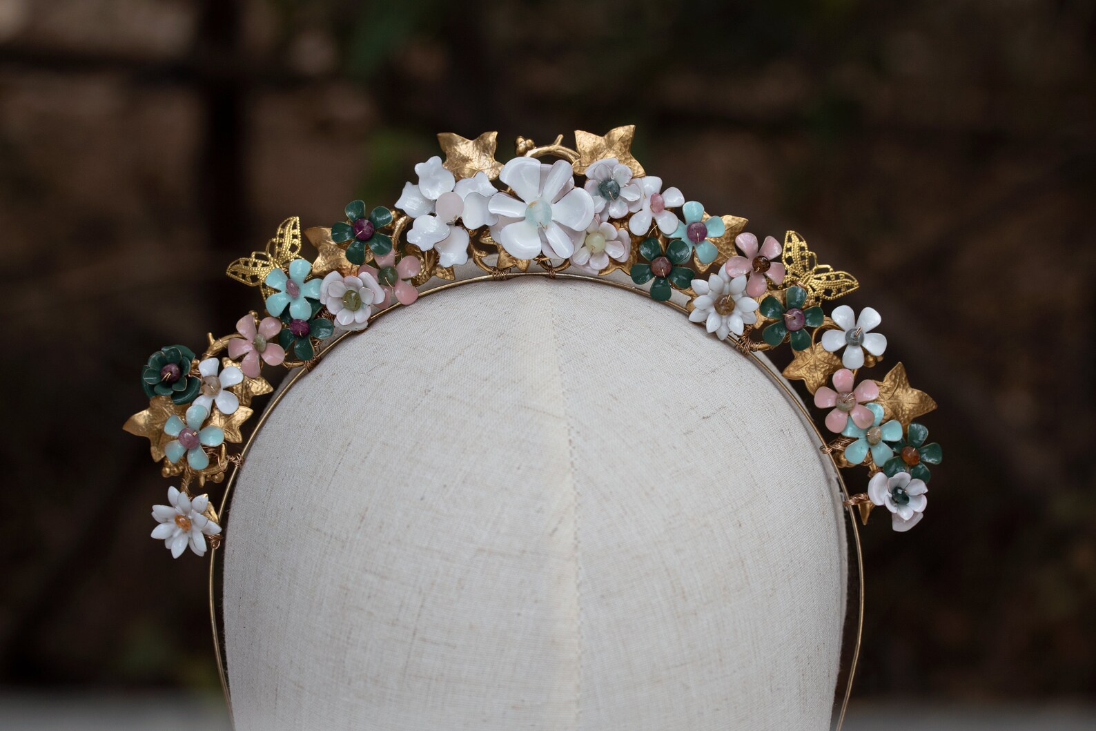 Bridal Headpiece Colorful Wedding Tiara Bridal Crown Etsy