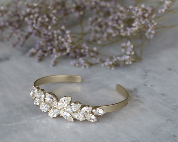 Bridal bracelet cuff discount