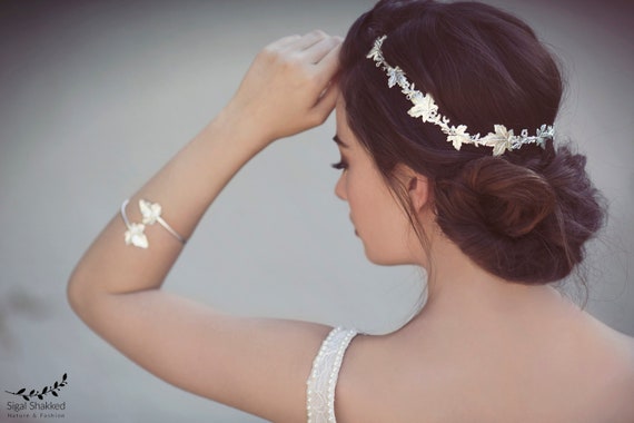 bridal wreath headpiece