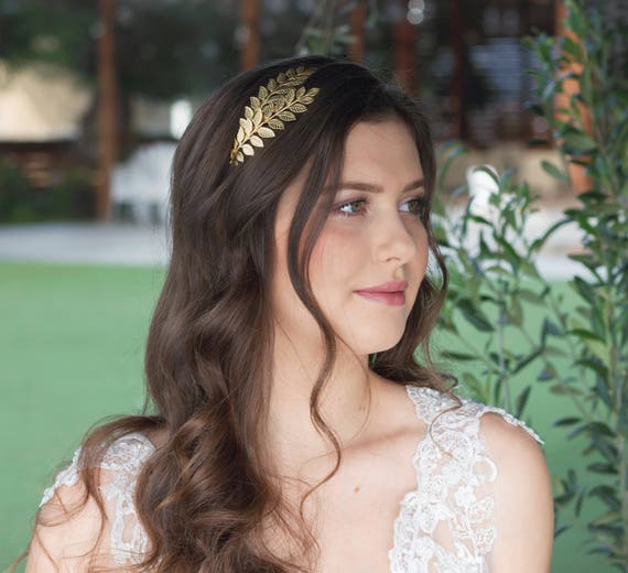 Grecian Leaf Headband Gold Grecian Leaf Headband Gold