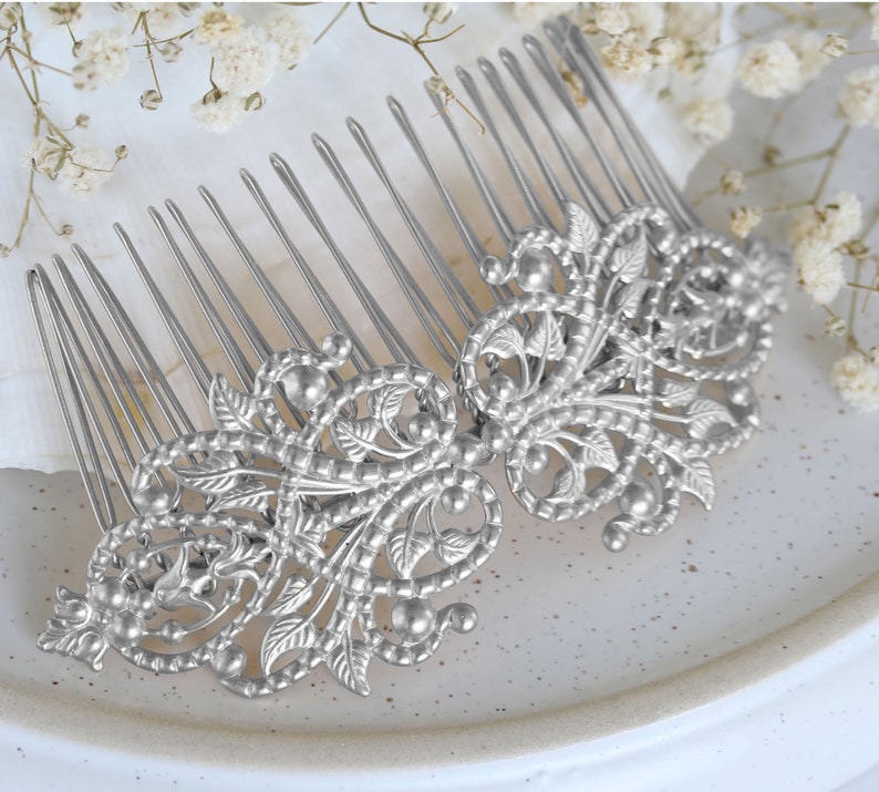 Bride Comb Pin Gold Bridal Comb, Decorative Comb, Bridesmaids Comb, Bridal Hair Pin ...