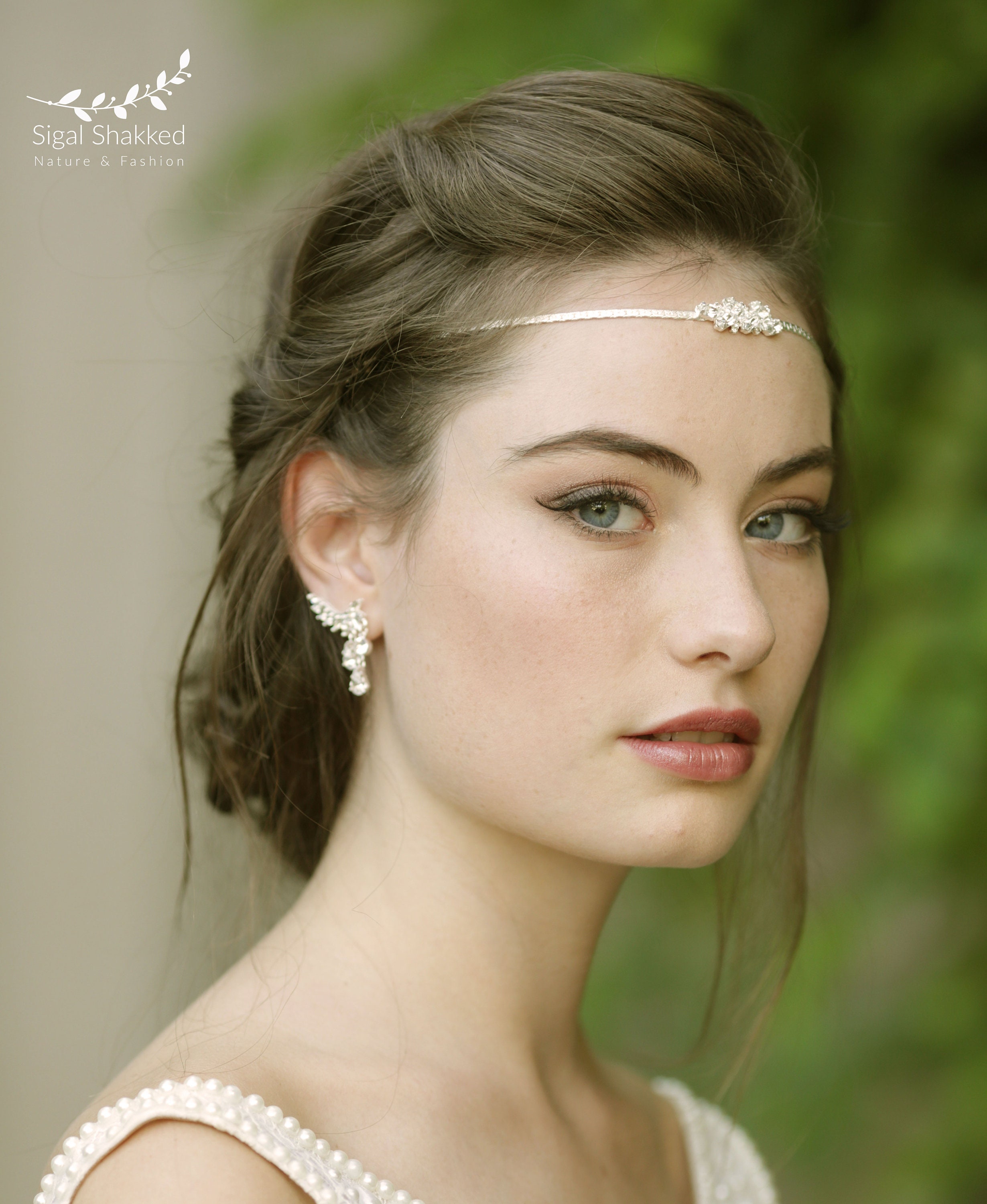 Boho Bridal Headband Wedding Hair Accessory Boho Head Chain Etsy Israel