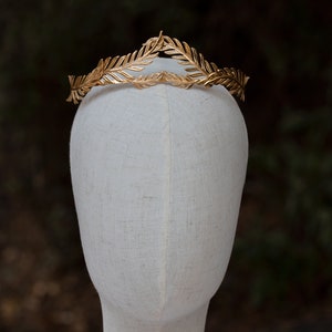 Silver Laurel Leaf Crown, Greek Goddess Silver Halo Crown, Bridal Leaves Headband, Grecian Tiara, Silver Leaf Headpiece, Silver Leaf Tiara image 10
