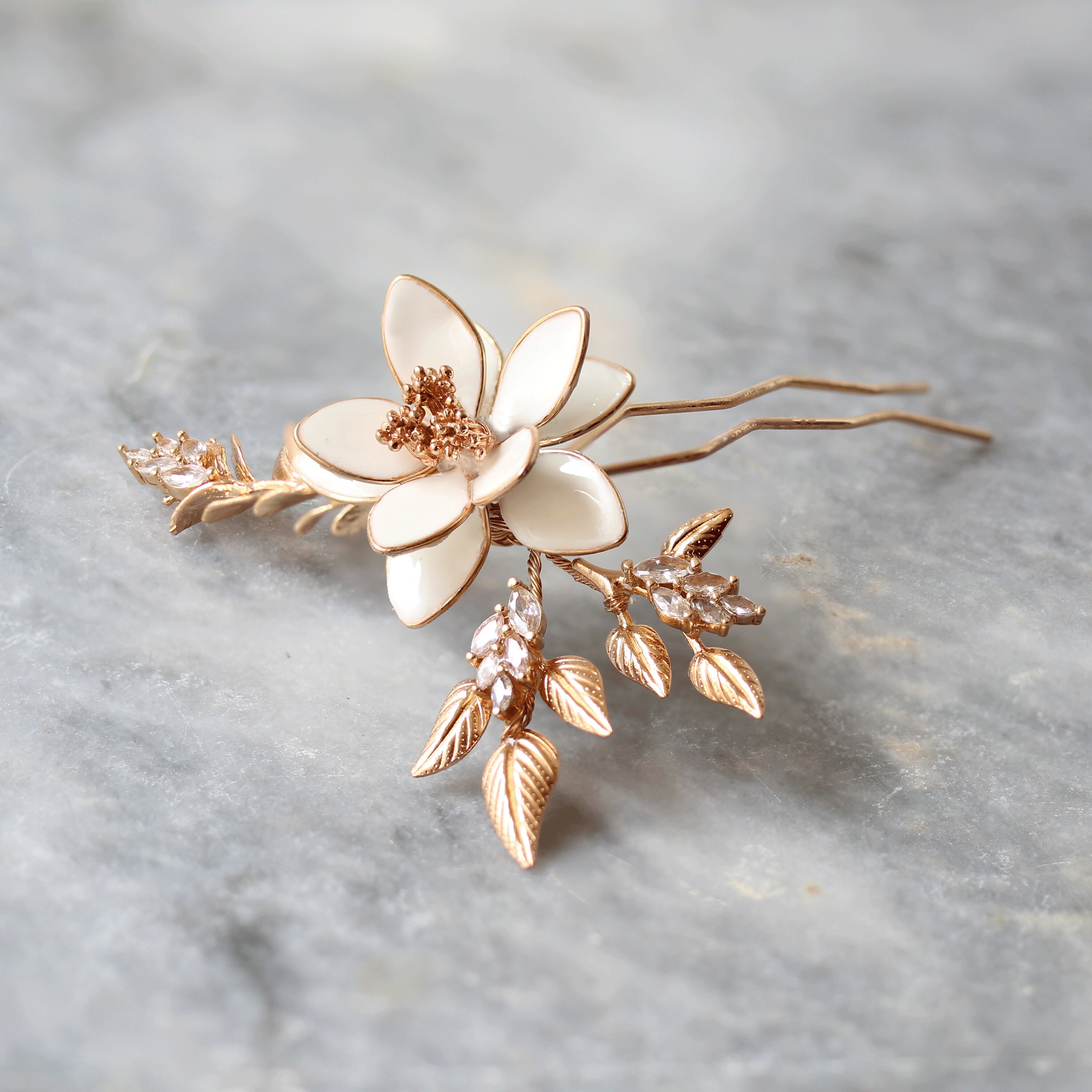 Fermaglio Per Capelli Con Perle - Accessorio Elegante Per Matrimoni E Eventi - Foto 9