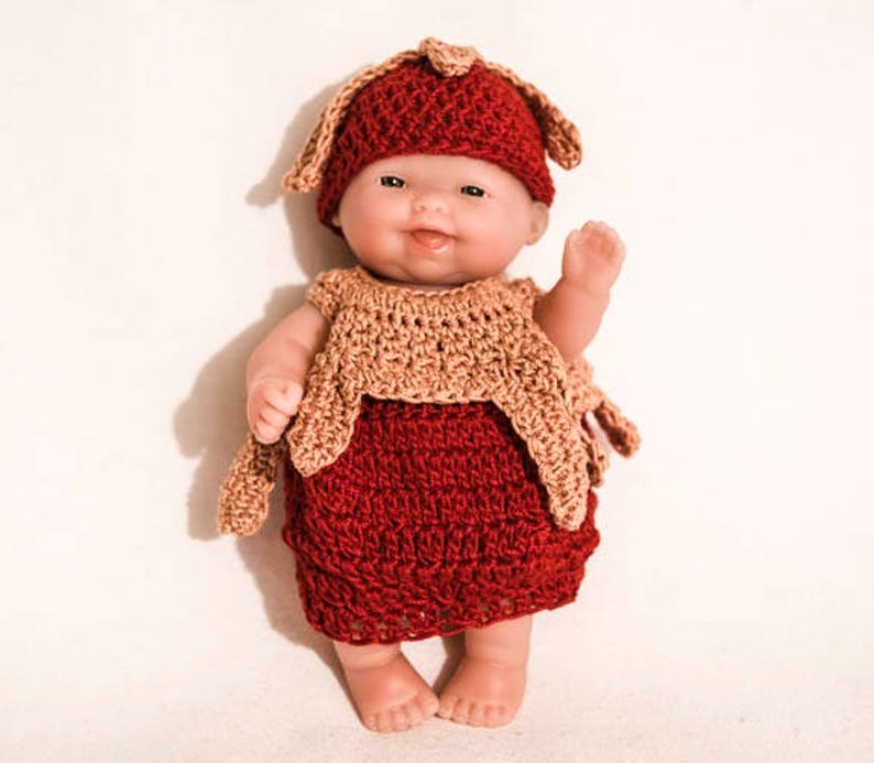 Caramel Apple Outfit for the Itty Bitty Baby by Berenguer Lots to Love Baby Doll