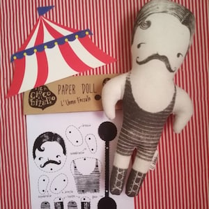 Freak Show Circus Doll Old Style Vintage Look