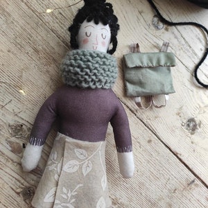 Cloth dolls, fabric dolls, gift for her image 7