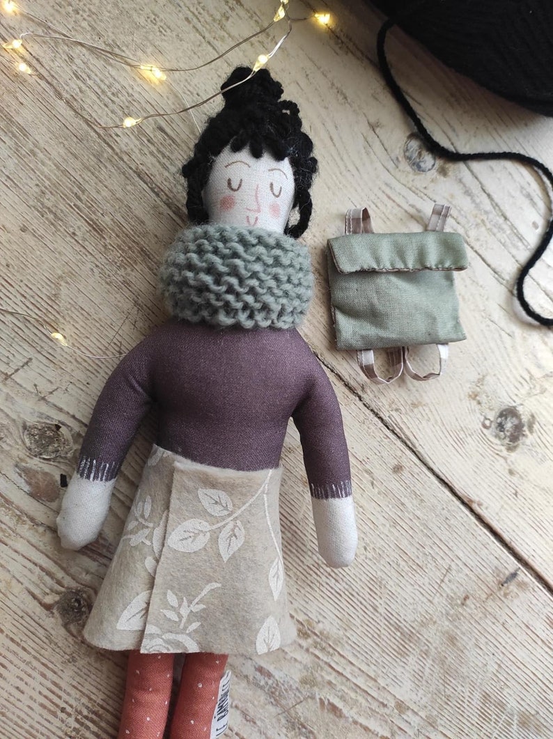 Cloth dolls, fabric dolls, gift for her image 7