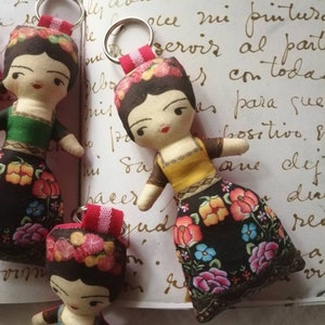 Frida Kahlo Schlüsselanhänger Boho Chic Geschenk für ihren Geburtstag Muttertag Neues Zuhause