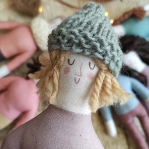 Cloth dolls, fabric dolls, gift for her image 5