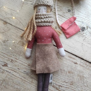 Cloth dolls, fabric dolls, gift for her image 8