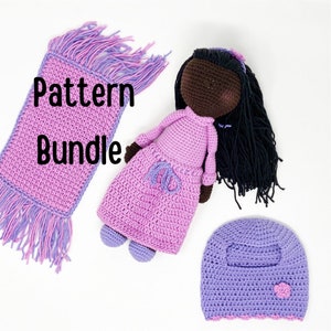 LOT DE MOTIFS -- PDF de poupée Hijab, motif Amigurumi, motifs de poupées musulmanes, cadeau du ramadan, cadeau musulman, cadeaux de l&#39;Aïd.