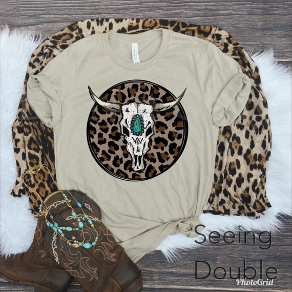 Cow Head Shirt / Womens Shirt / Mom 