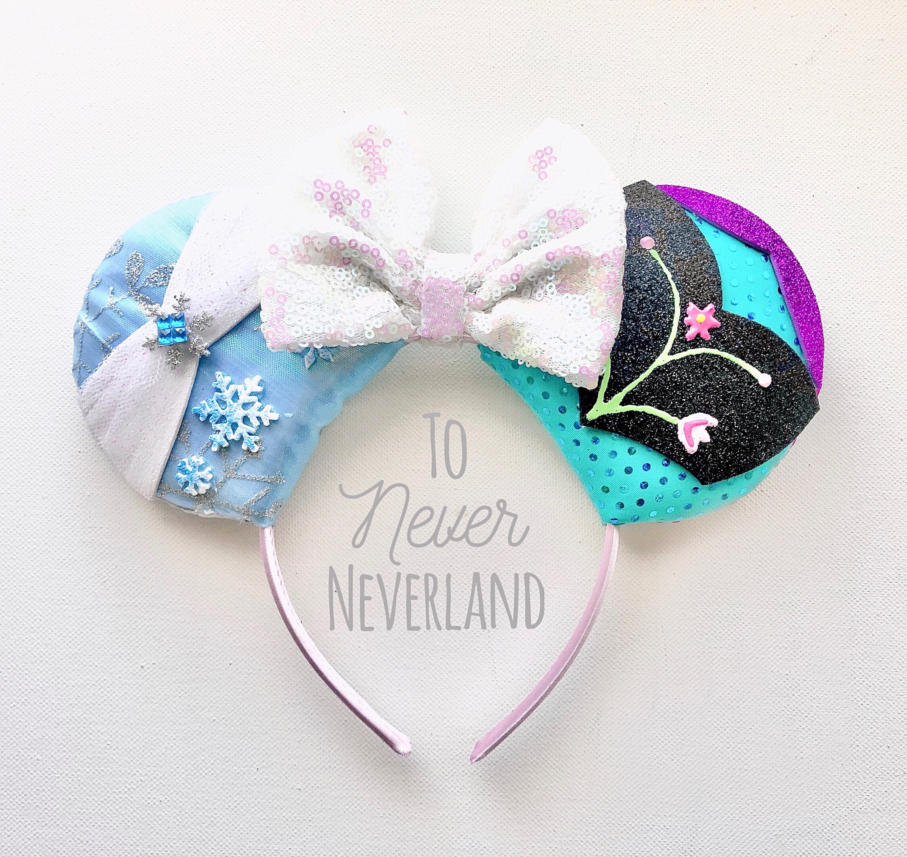 Frozen inspired Mickey Ears Frozen Disney inspired Ears Elsa Etsy