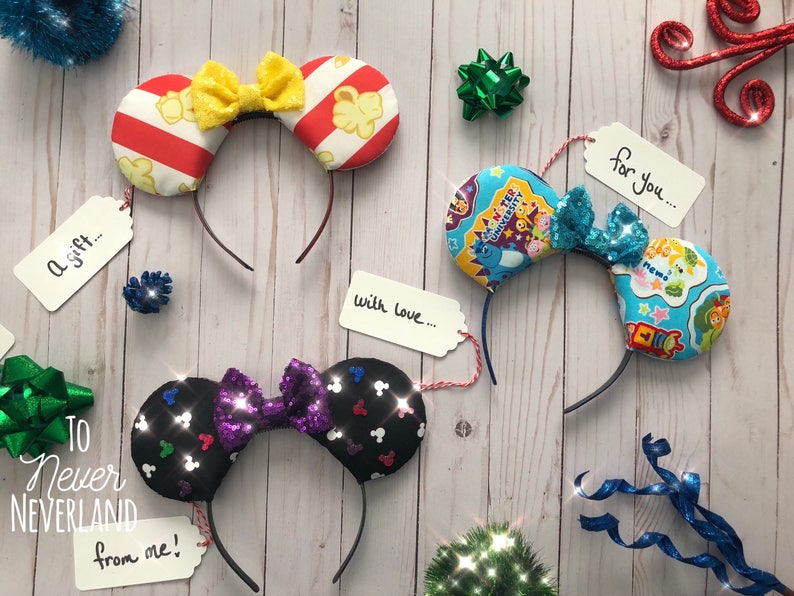 Popcorn Mickey Ears Popcorn Ears Popcorn Minnie Ears Etsy