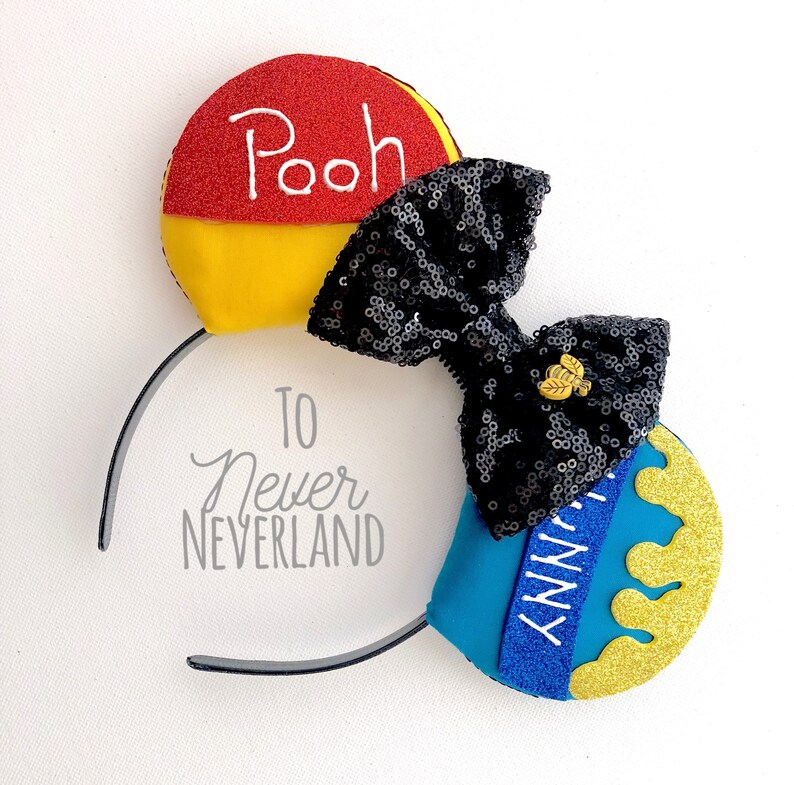 Winnie the Pooh Inspired Ears Winnie the Pooh Mickey Ears Etsy