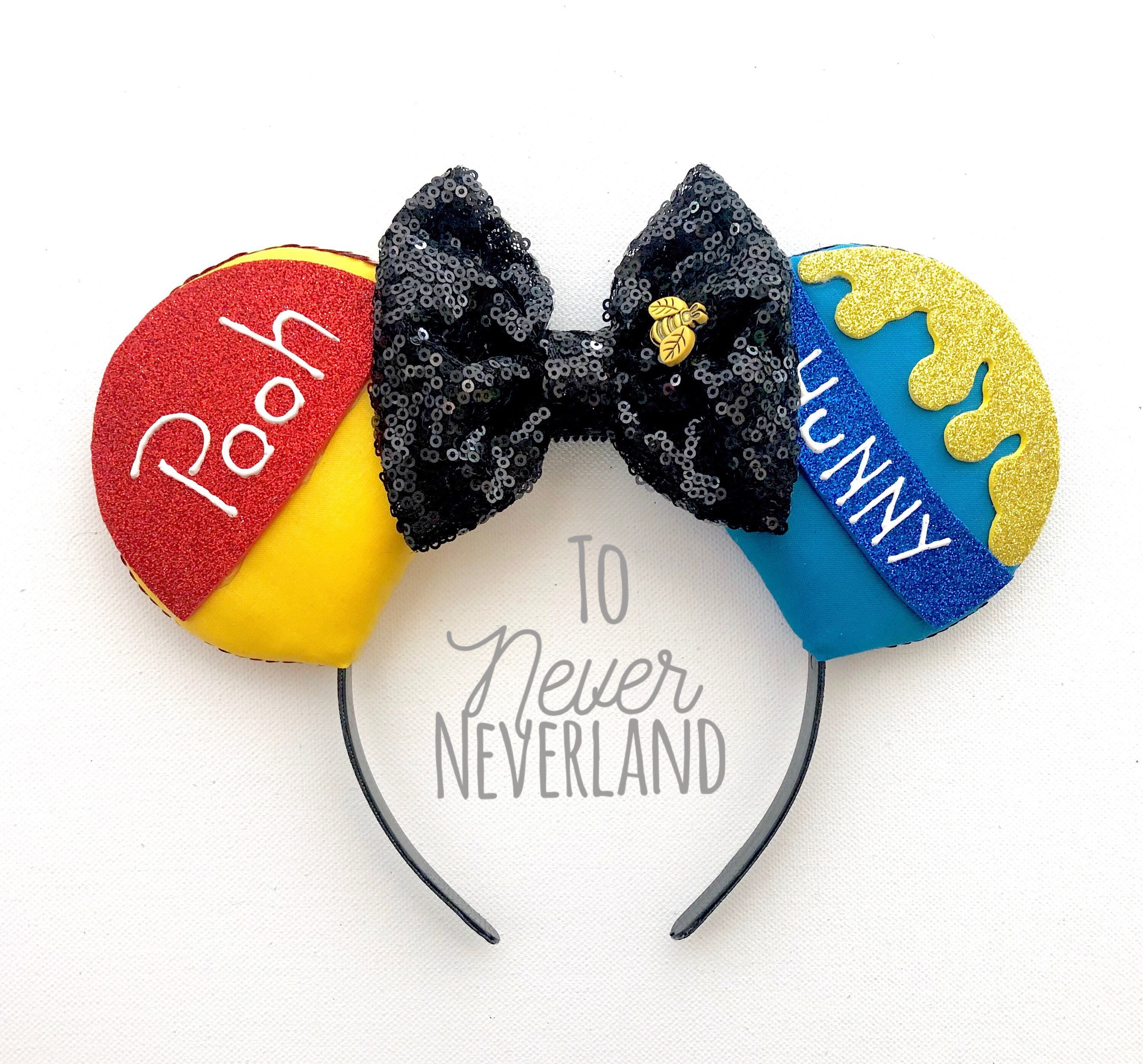 Winnie the Pooh Inspired Ears Winnie the Pooh Mickey Ears Etsy