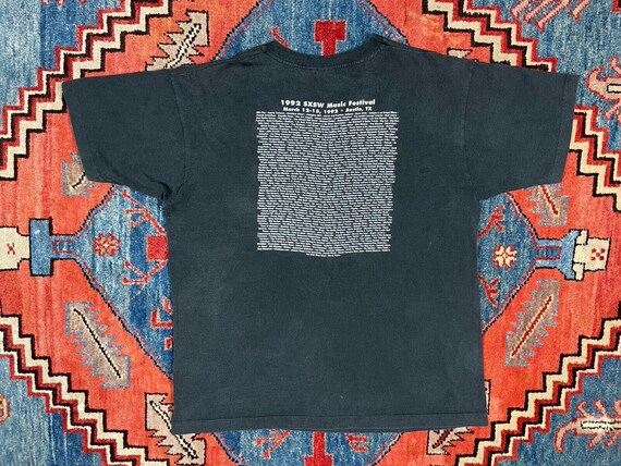 Vintage SXSW T-Shirt South By Southwest 1992 Aust… - image 2