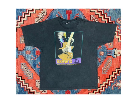 Vintage SXSW T-Shirt South By Southwest 1992 Aust… - image 1