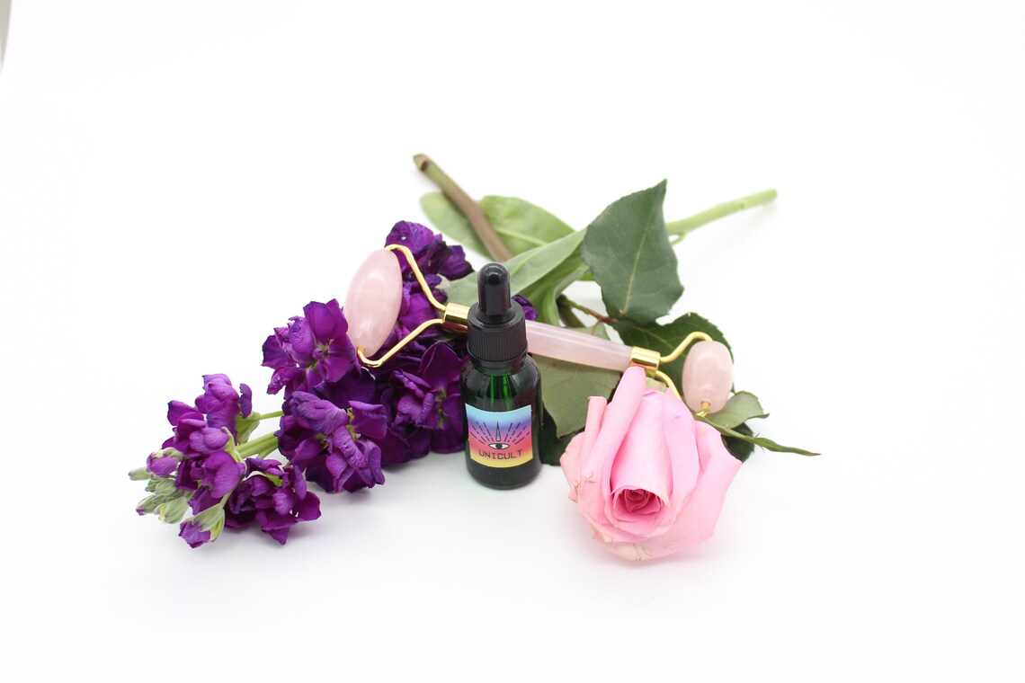 Magic Face Glow Oil Quartz Infused Etsy