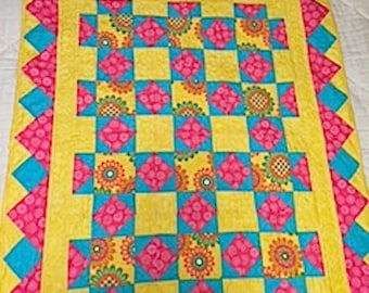 Flowers For Ruby Quilt Pattern