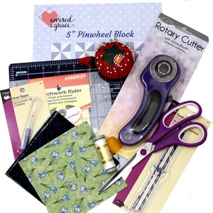 Beginner Quilt Kit ~ Learn to Quilt Tools & Notions Kit