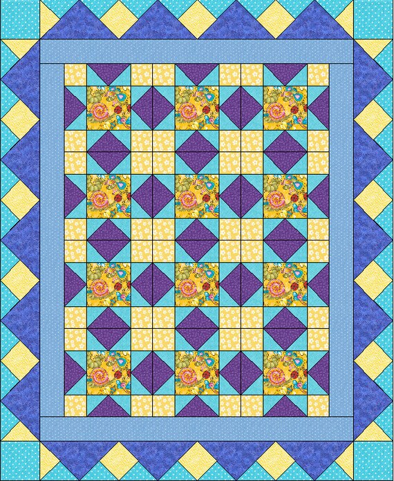 Flowers For Ruby Quilt Pattern Etsy