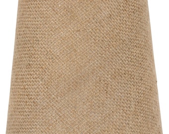 Upgradelights Set of Six European Drum Style Chandelier Lamp Shade Mini Shade Natural Burlap Fabric Upgradelights Set of Six European Drum Style Chandelier Lamp Shade Mini Shade Natural Burlap Fabric