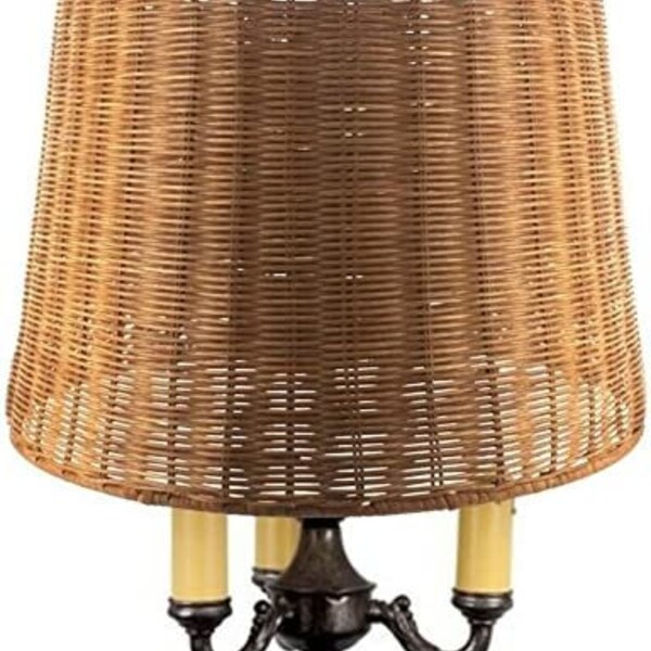 Wicker Floor Lamp Etsy