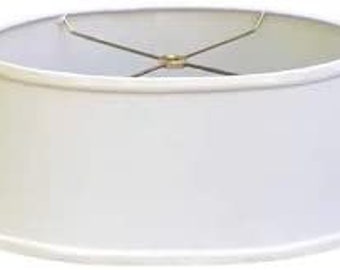 12 Inch Short Oval Washer Fitter Lamp Shade