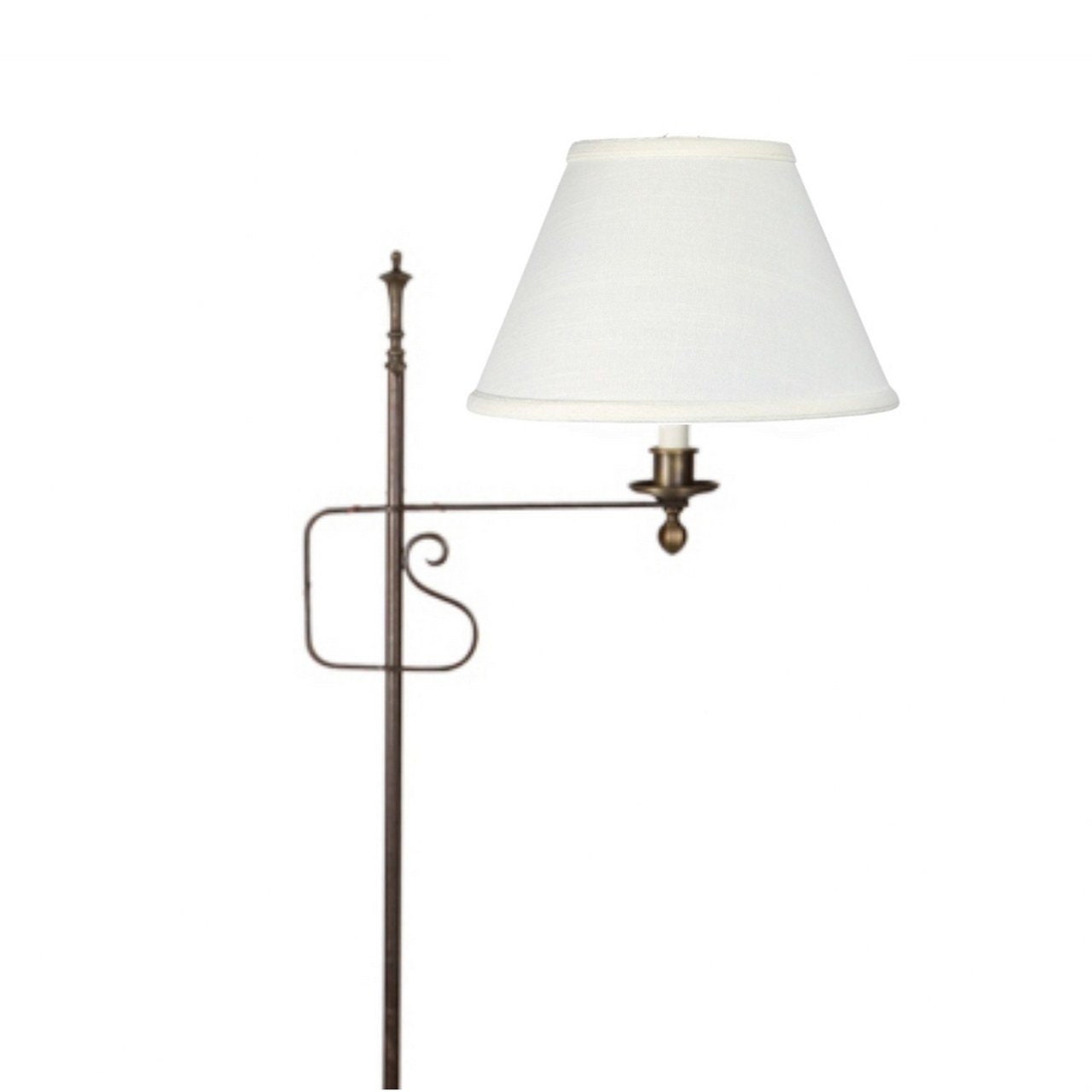 Off White Linen 8 Inch Floor Lamp Shade Replacement Off White Linen 8 Inch Floor Lamp Shade, 5 Bulb Floor Lamp Replacement Shades